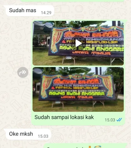 Pengiriman Papan Bunga Jalan Tb Simatupang