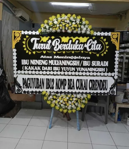 Papan Bunga Duka Jalan Tb Simatupang